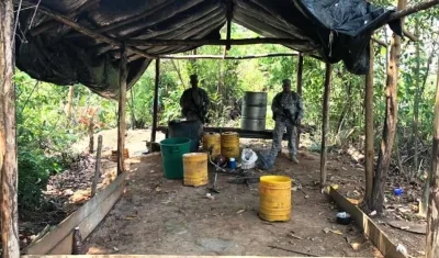 En el desarrollo de una operación de registro y control fluvial, la Armada Nacional