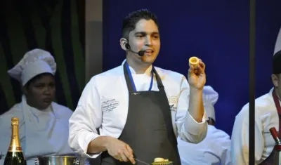 El chef Manuel Mendoza.