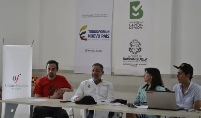 Rueda de prensa del Festival Killart en la Alianza Francesa.