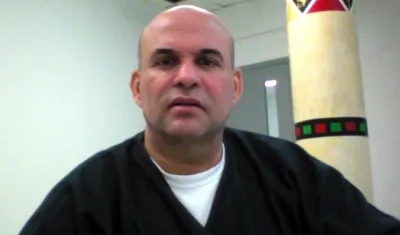 El exjefe paramilitar en la cárcel de Atlanta.