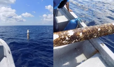 Pésimas condiciones del emisario submarino.