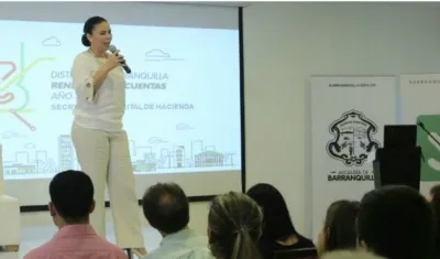 Emelith Barraza, secretaria distrital de Hacienda.