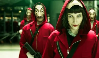 Imagen de la serie 'Casa de Papel'.