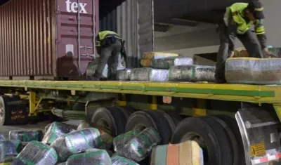 Estaba empacada en 73 bultos.