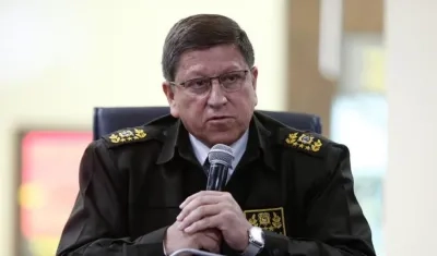 El comandante general de la Policía de Ecuador, Ramiro Mantilla.