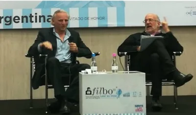 El periodista español Álex Grijelmo conversa con el escritor colombiano Daniel Samper Pizano sobre la gramática descomplicada. 