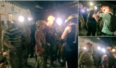 Equipo de Salvamento Agencia Nacional de Minería confirma rescate con vida de los 14 mineros atrapados en una mina de Marmato.