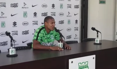 Alexis Enríquez, capitán de Atlético Nacional. 