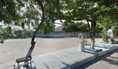 Imagen de la cancha del barrio Siape. 