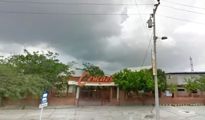 Fachada de la sede del Centro de Capacitación Especial, Cencaes, en Soledad.