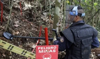 De los 46 afectados por minas en el primer trimestre de este año 15 son menores de edad.