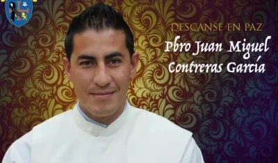 El sacerdote Juan Miguel Contreras García fue asesinado en una parroquia en México.