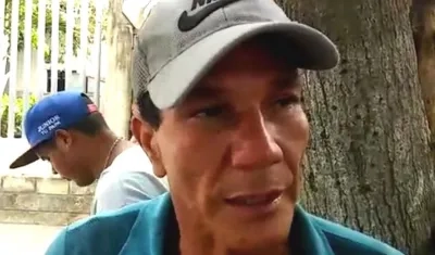 Omar Roncacio, tío de la niña.