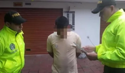 Momento en el que Ortega fue capturado.