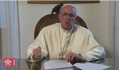 Papa Francisco envió mensaje a jóvenes cubanos.