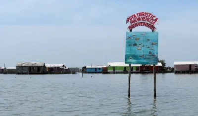 Nueva Venecia, un pueblo de palafitos construido en las aguas de la Ciénaga Grande de Santa Marta