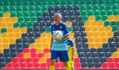 Diego Cagna, técnico del Atlético Bucaramanga. 