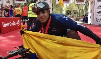 Francisco Sanclemente, atleta colombiano. 
