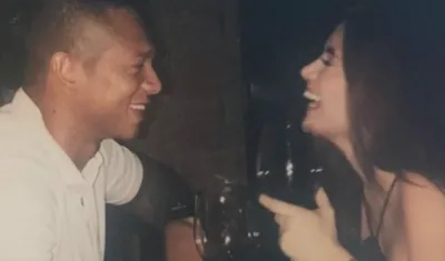 Primera foto que compartieron Fredy Guarín y Sara Uribe juntos.