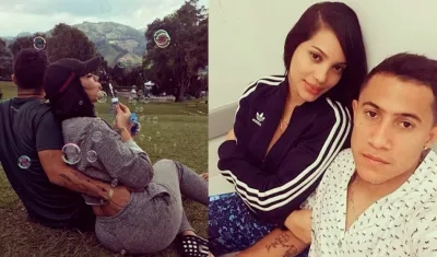 Andrea Valdiri y Michael Ortega.