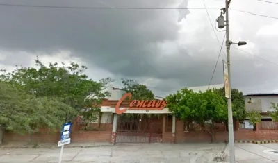 Fachada de la sede del Centro de Capacitación Especial, Cencaes, en Soledad.