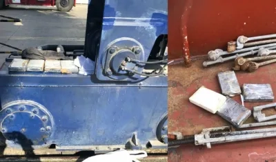 La droga fue encontrada dentro de la planta eléctrica.