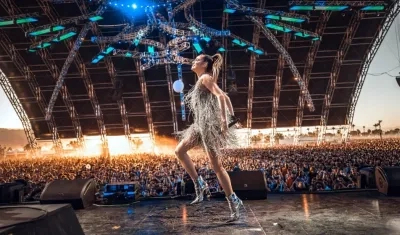 La cantante barranquillera Sofía Carson.