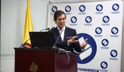 Francisco Reyes Villamizar, Superintendente de Sociedades.