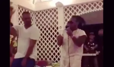 Will Smith y Mr. Black en Cartagena.