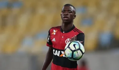 Vinicius, jugador brasileño.