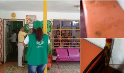 Tenían cadenas en las camas. 