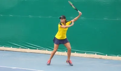 María Fernanda Herazo, tenista barranquillera.