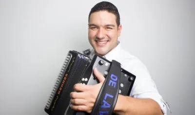 El acordeonero Rodolfo De Lavalle.