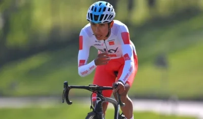 Egan Bernal, ciclista colombiano. 