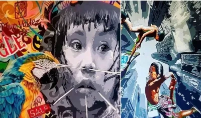 Obras del artista Juan Carlos Cepeda.