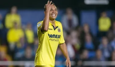 El delantero del Villarreal, Carlos Bacca