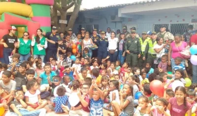 Los niños se divirtieron durante su día.