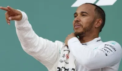 Lewis Hamilton, piloto de Fórmula Uno. 