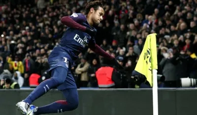 Neymar, delantero brasileño. 