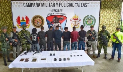 Los capturados.