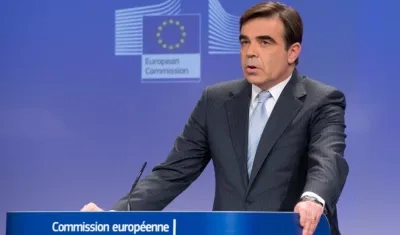 El portavoz jefe de la CE, Margaritis Schinas.