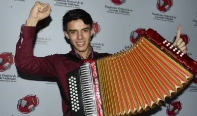 El acordeonero Ronal Torres Salamanca, Rey Aficionado 2018.