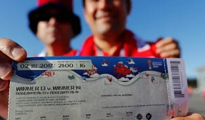 Boletería del Mundial de Rusia. 