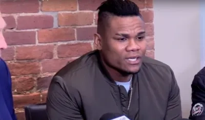 Eleider Álvarez, boxeador colombiano. 