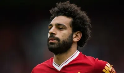 Mo Salah, delantero del Liverpool. 