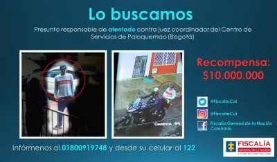 Este es el hombre que presuntamente atentó contra el coordinador judicial de Paloquemao.