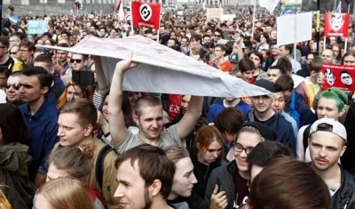 Es el segundo día de protesta consecutiva.
