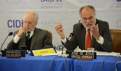 Francisco José Eguiguren Praeli, relator para Bolivia, Colombia y Venezuela en el CIDH.