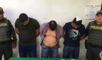 Los capturados.