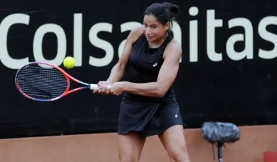 Mafe Herazo, tenista barranquillera. 